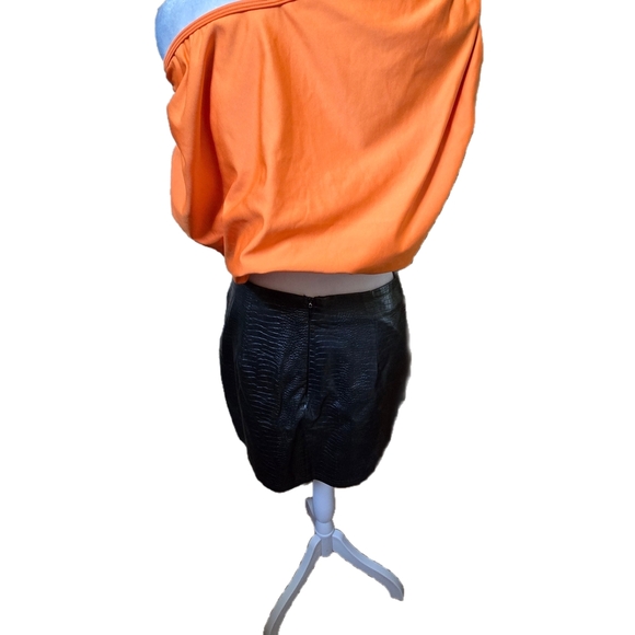 Orange Off-Shoulder Top - Picture 2 of 2